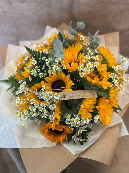 Sunflowers and Daisies